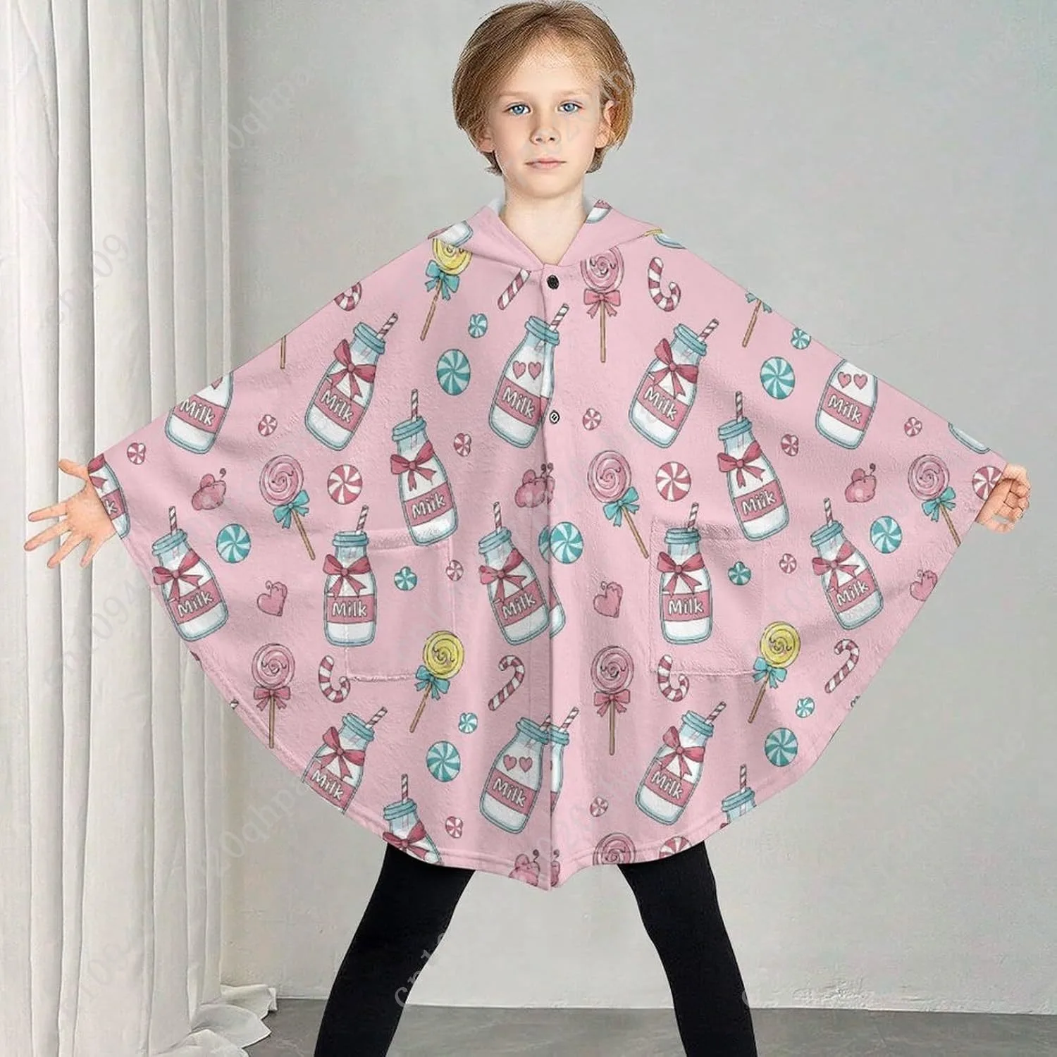 Уютный фланелевой свитер-одеяло - Фотография_2