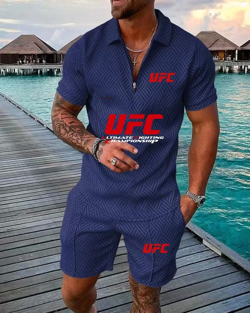 Мужской спортивный и повседневный комплект ufc fighter 2025 - Фотография_4