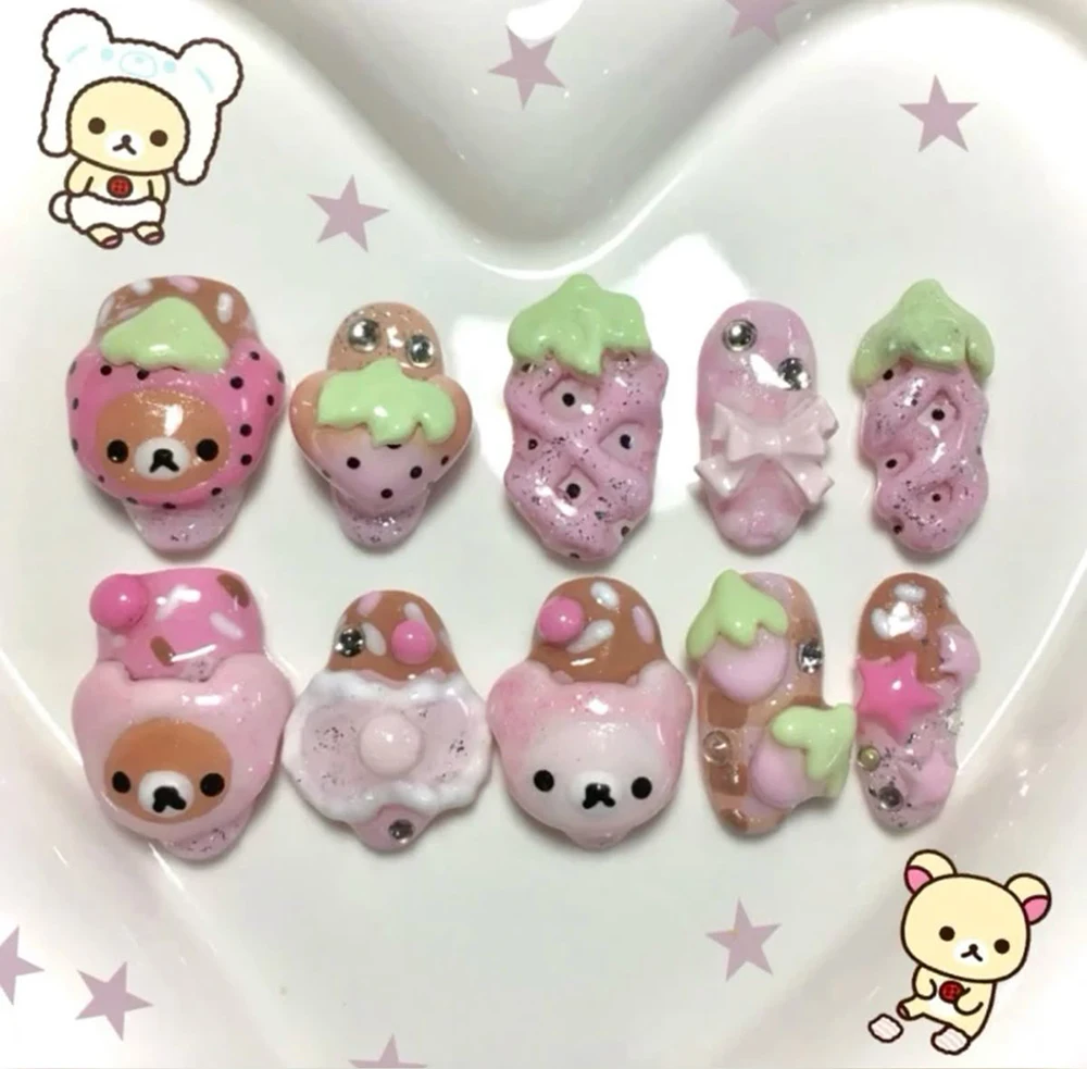 Kawaii rilakkuma 3d кукла press - Фотография_6