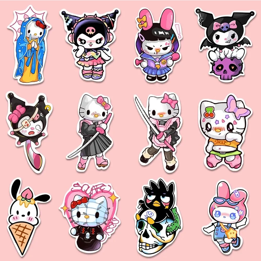 Готические наклейки sanrio hello - Фотография_5