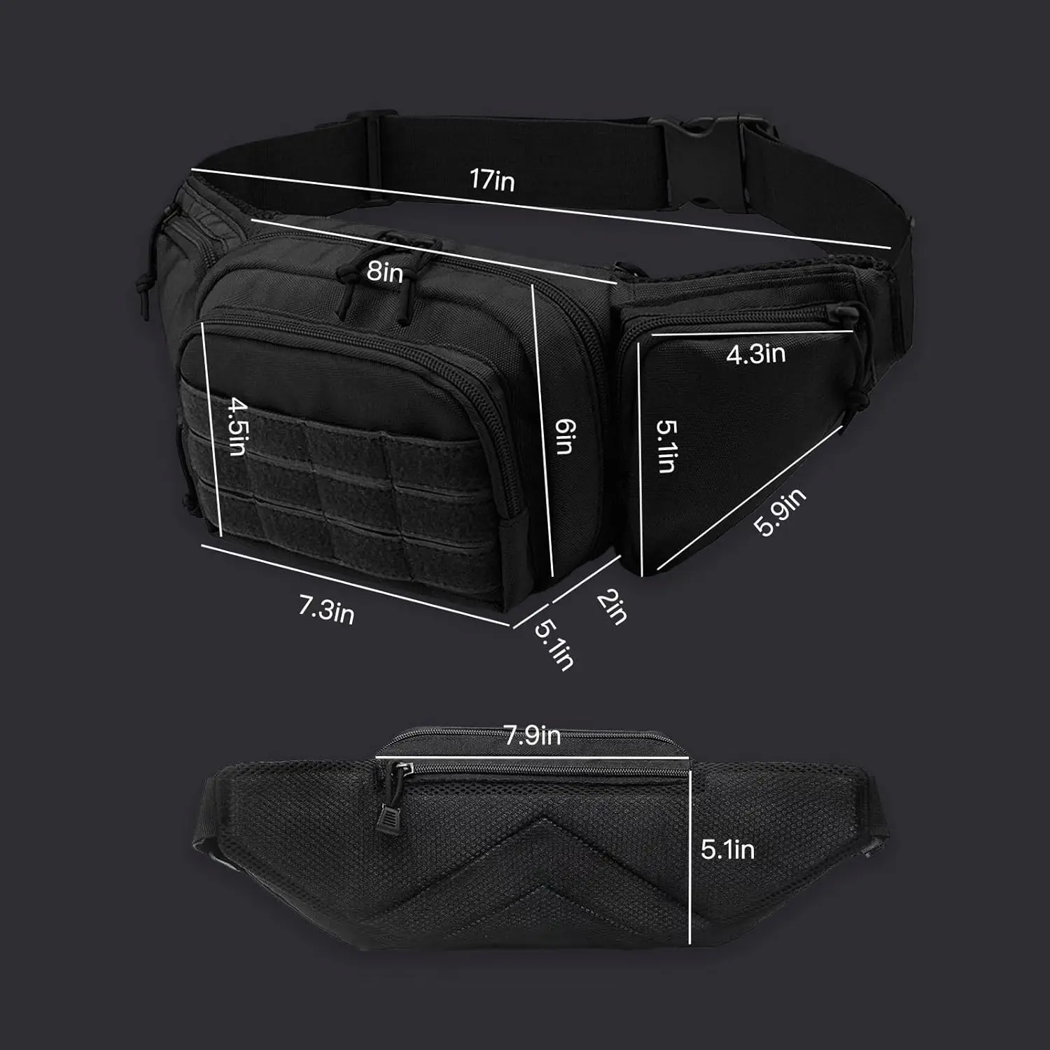 Тактическая поясная сумка для мужчин - Фотография_2