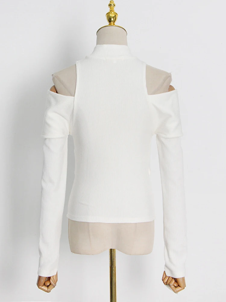 Женский свитер с высоким воротником vgh - Фотография_6