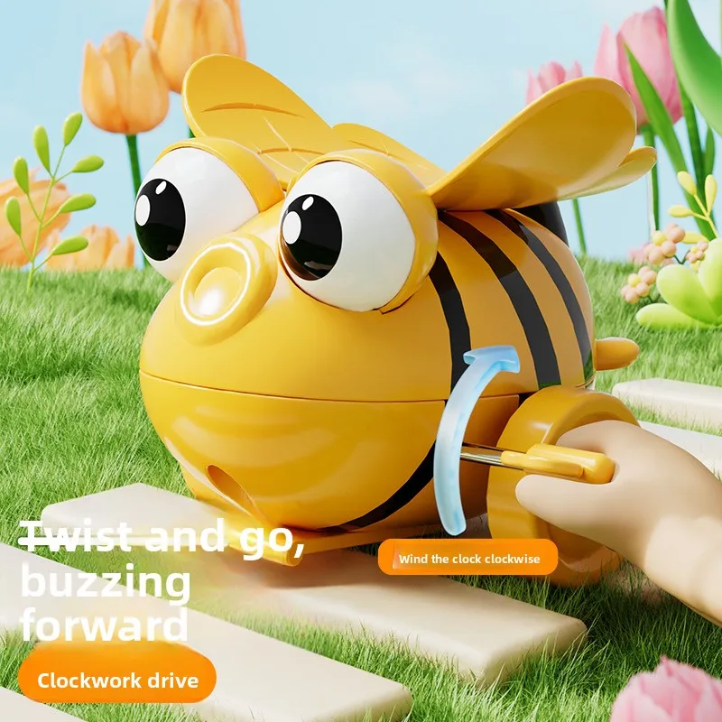 Детская игрушка-пчелка с заводным механизмом - Фотография_2