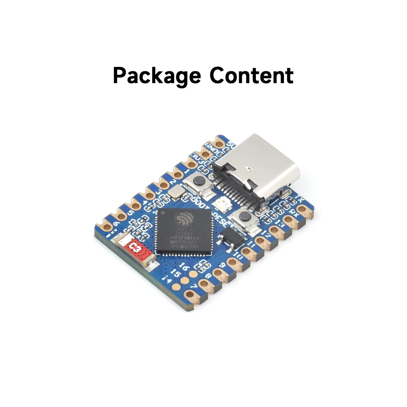 Мини-плата разработки waveshare esp32-c3 zero - Фотография_5