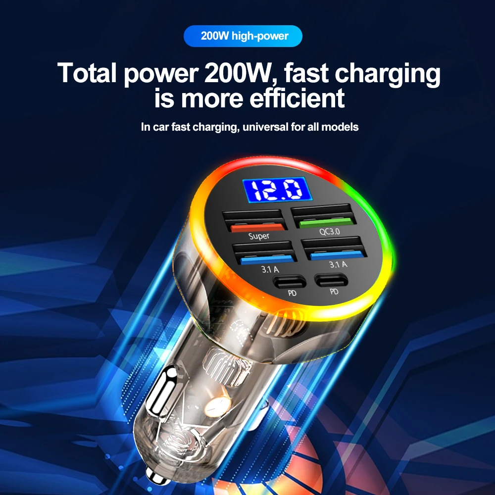 Автомобильное зарядное устройство qc3.0 type-c - Фотография_4