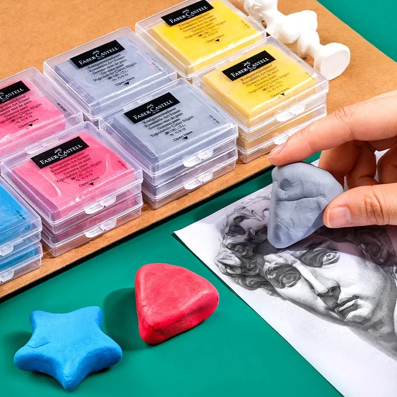 Faber-castell drawing art разминатые ластики для коррекции