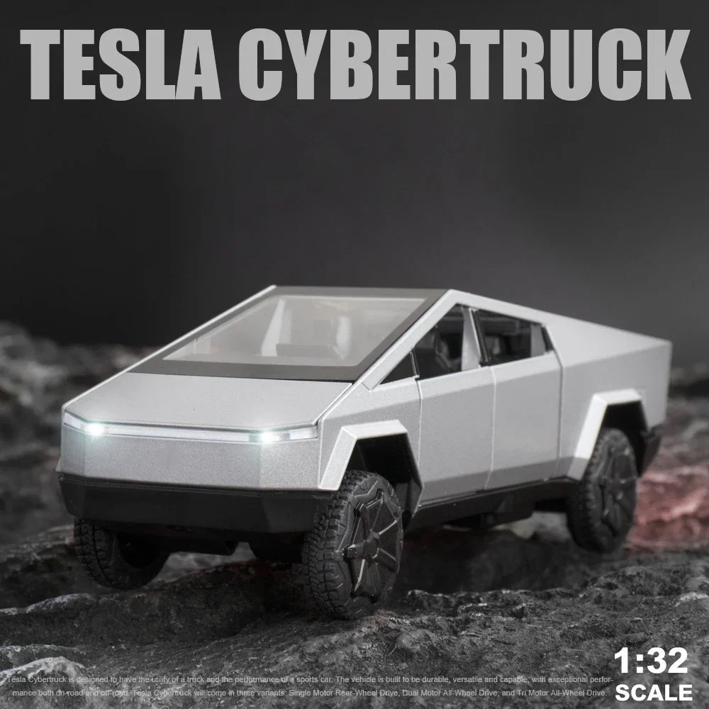Модель легкосплавного автомобиля 1:32 cybertruck