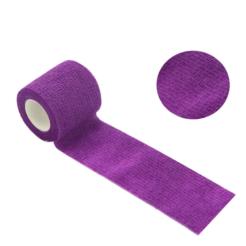 См красочная спортивная самоклеящаяся эластичная лента для бинтов - Фотография_6