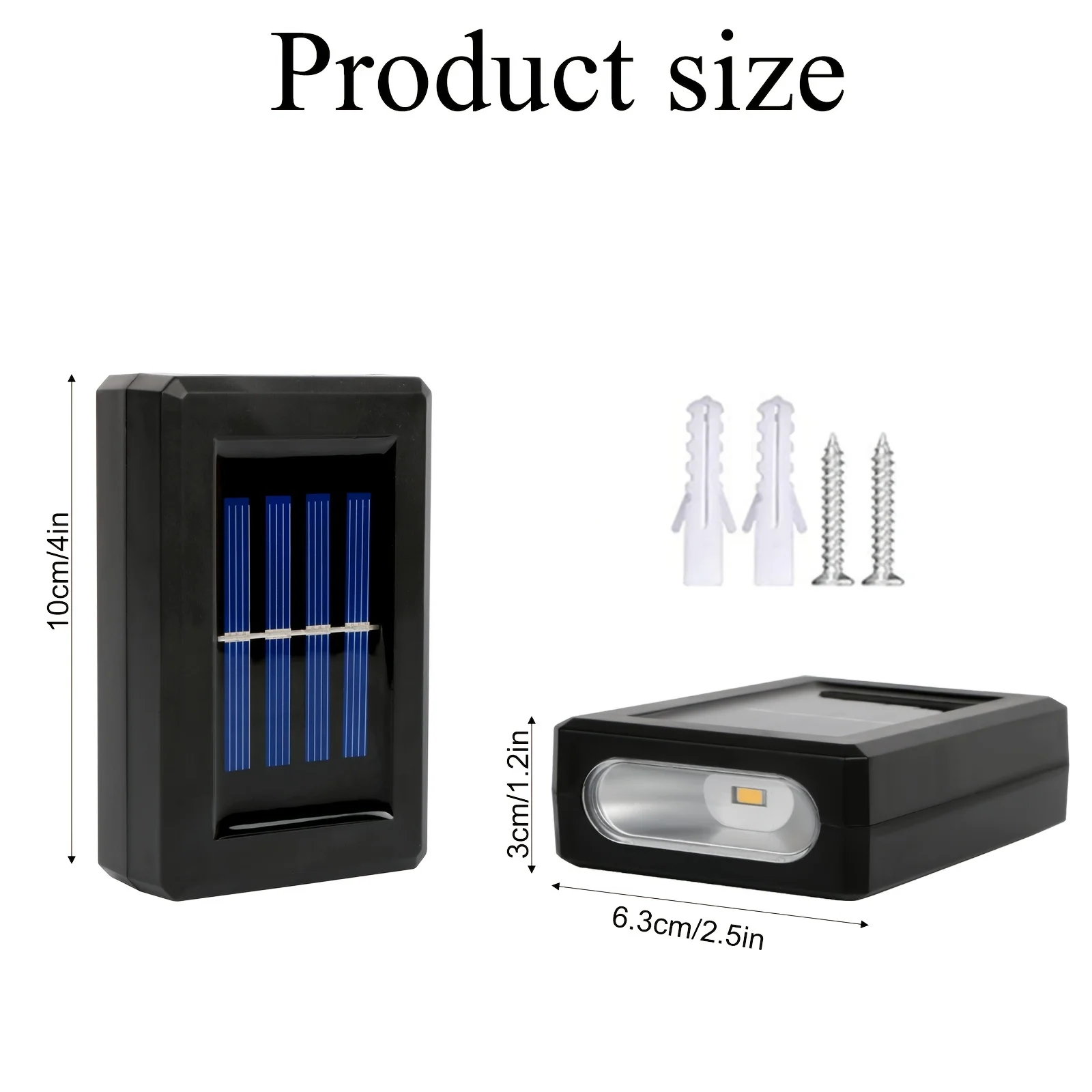 Солнечные настенные светильники для забора - Фотография_3