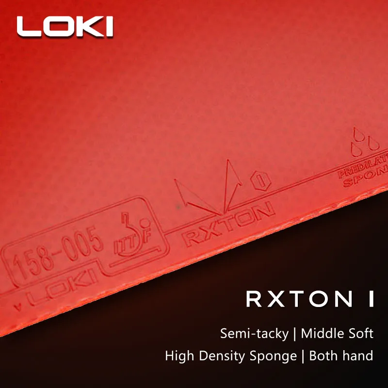 Резиновая полу-клейкая лента для настольного тенниса loki rxton 1 3 5 - Фотография_2