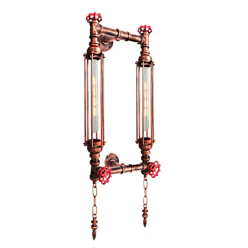 Винтажная лофт американская промышленная настенная лампа - Фотография_5