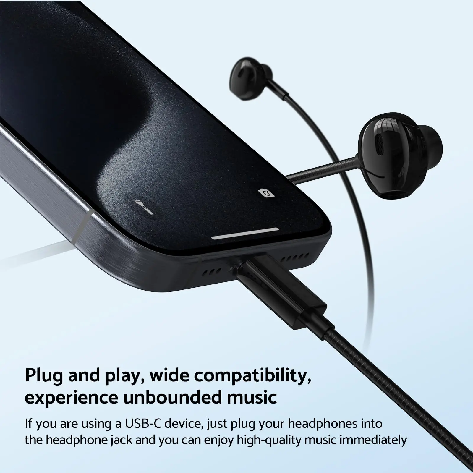 Для наушников samsung hifi объемный звук-вкладыши usb type c 3 - Фотография_3