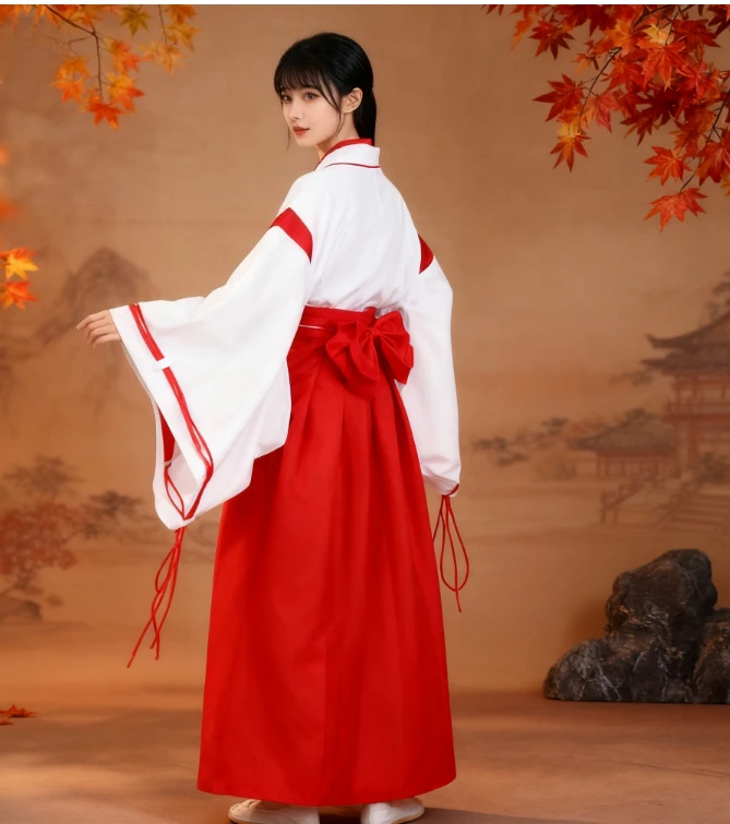 Аниме inuyasha kikyou косплей костюм - Фотография_6