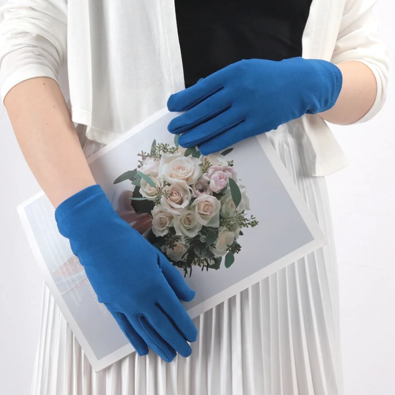Новые однотонные модные женские перчатки manner - Фотография_6