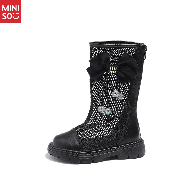 Летние ботинки martin для девочек miniso 2025 - Фотография_5