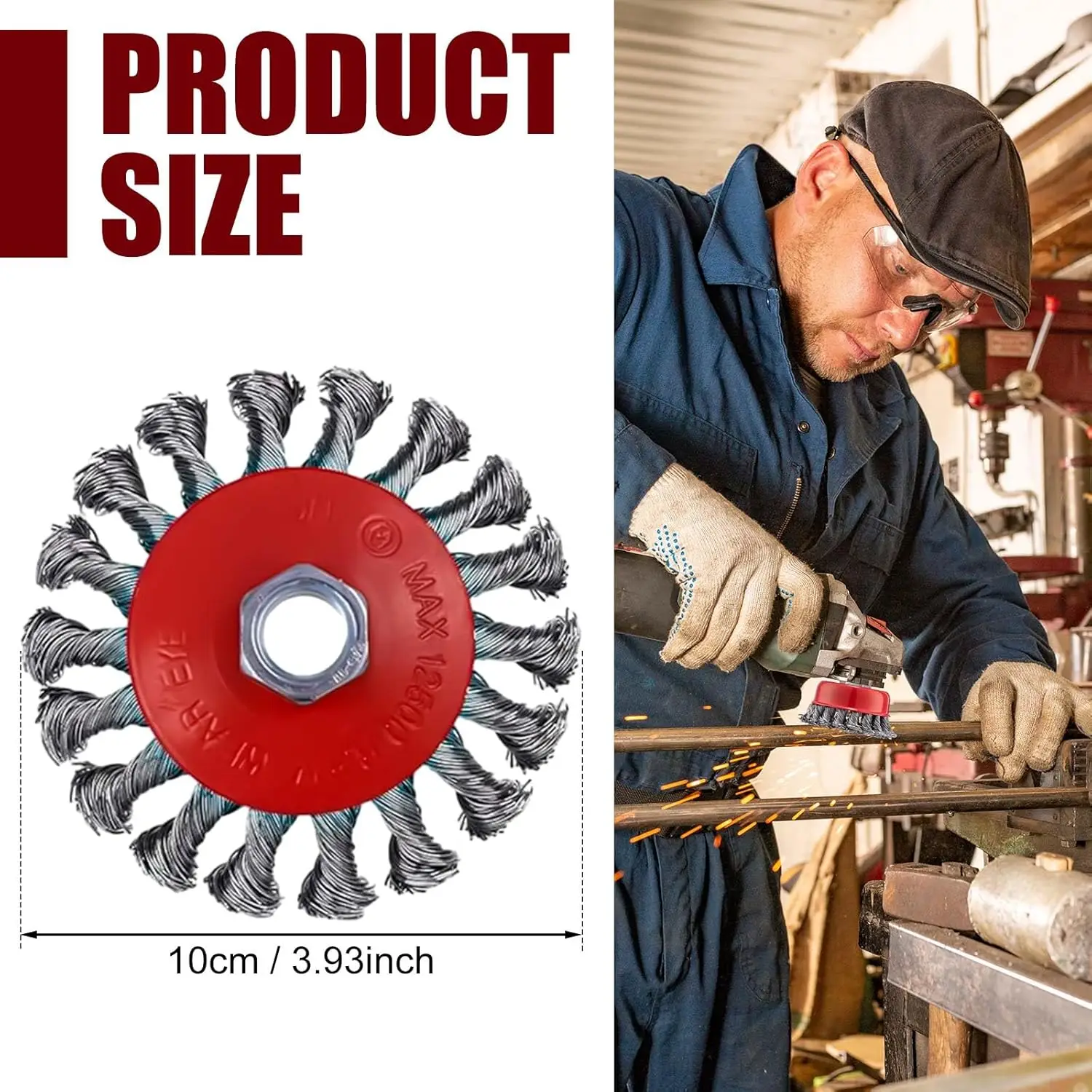 100 мм витая стальная проволочная - Фотография_2