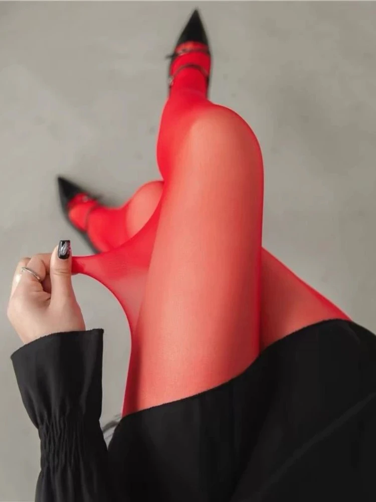 Новые красные колготки из анголы - Фотография_6