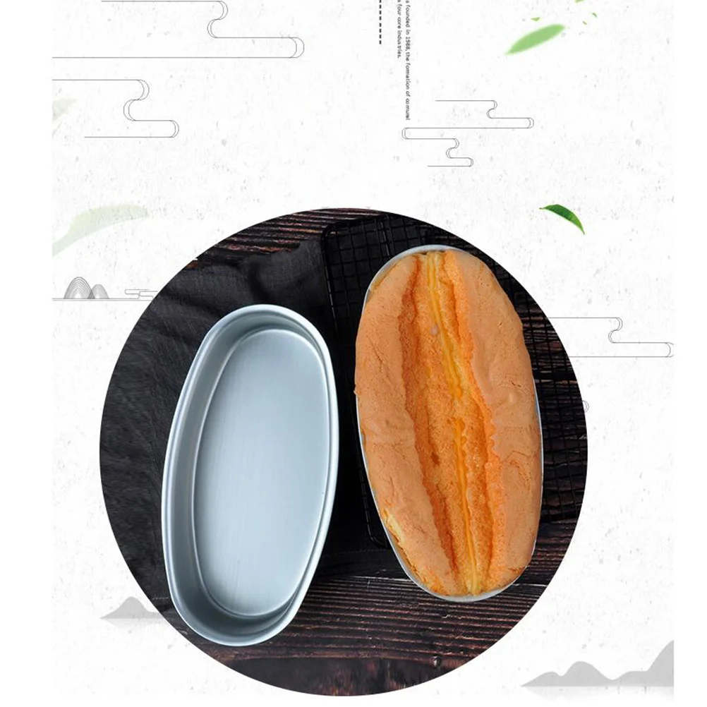 Противень из углеродистой стали овальная форма для хлеба и торта для дома - Фотография_4