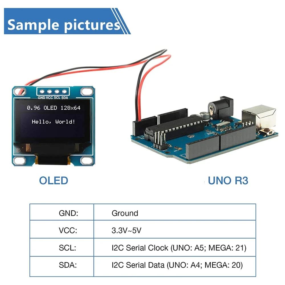 0,96-дюймовый модуль oled-дисплея - Фотография_4
