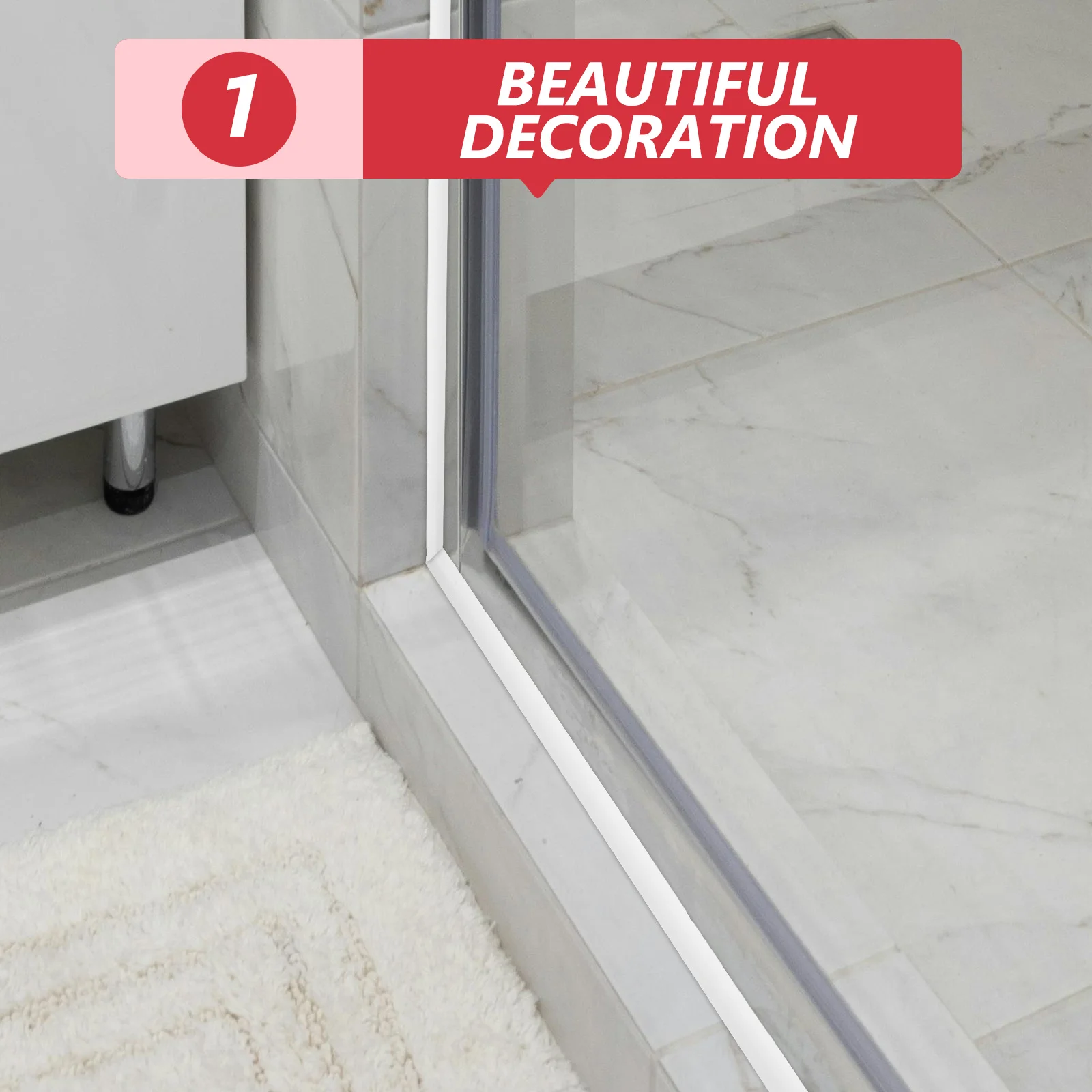 2 м белая угловая накладка из пвх - Фотография_4