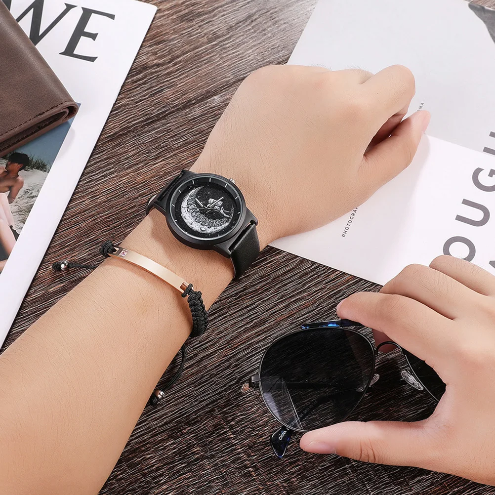 Стильные часы с тематикой астронавта для девочек и мальчиков - Фотография_5