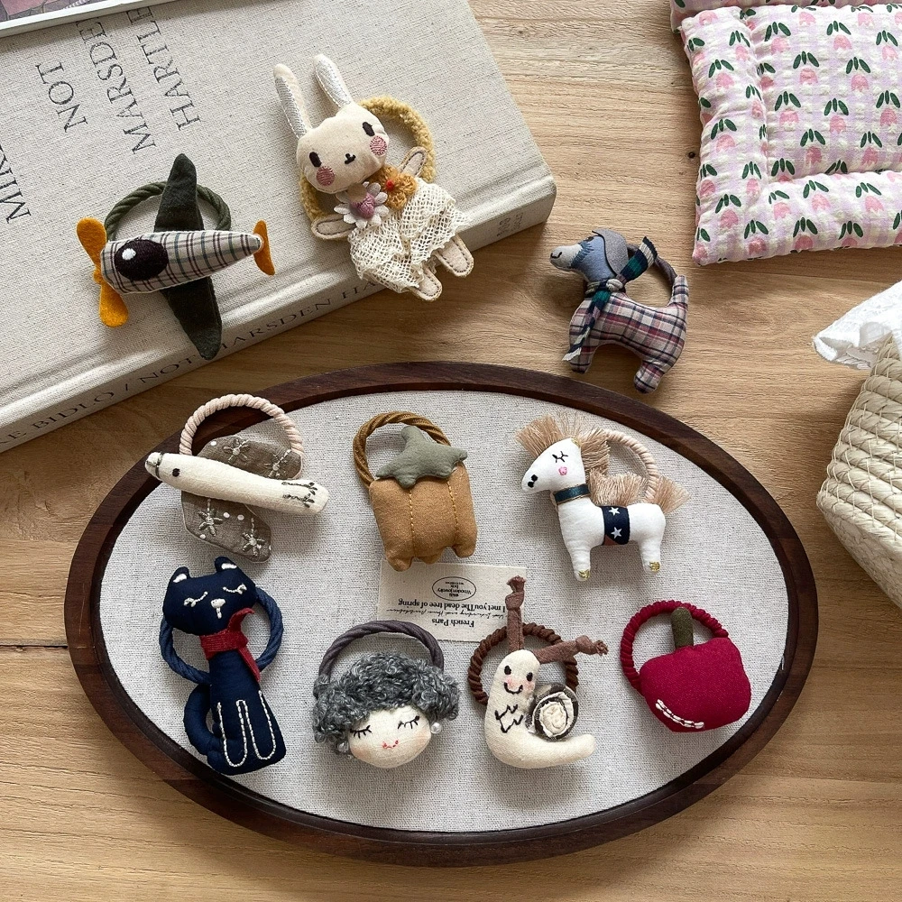 Эластичные ленты для волос с героями мультфильмов для девочек - Фотография_5