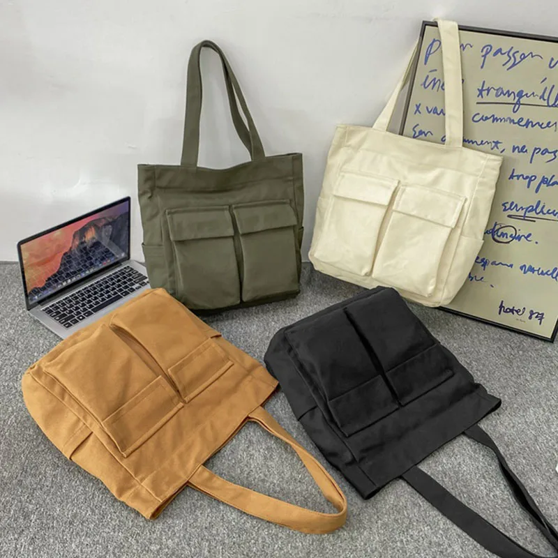 Японская эстетическая темная сумка-мессенджер в стиле харадзюку - Фотография_4