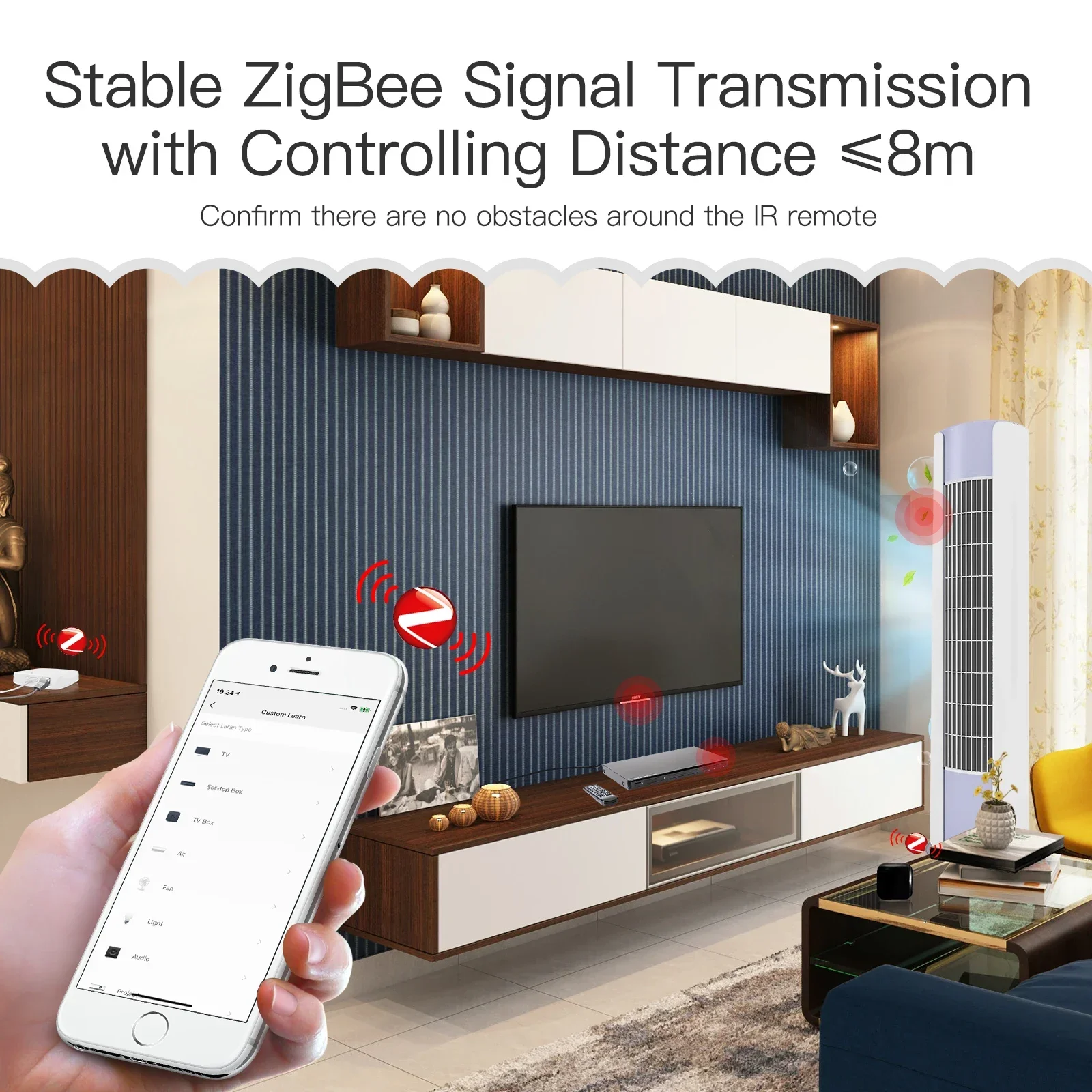 Moes tuya zigbee smart ик-пульт - Фотография_4