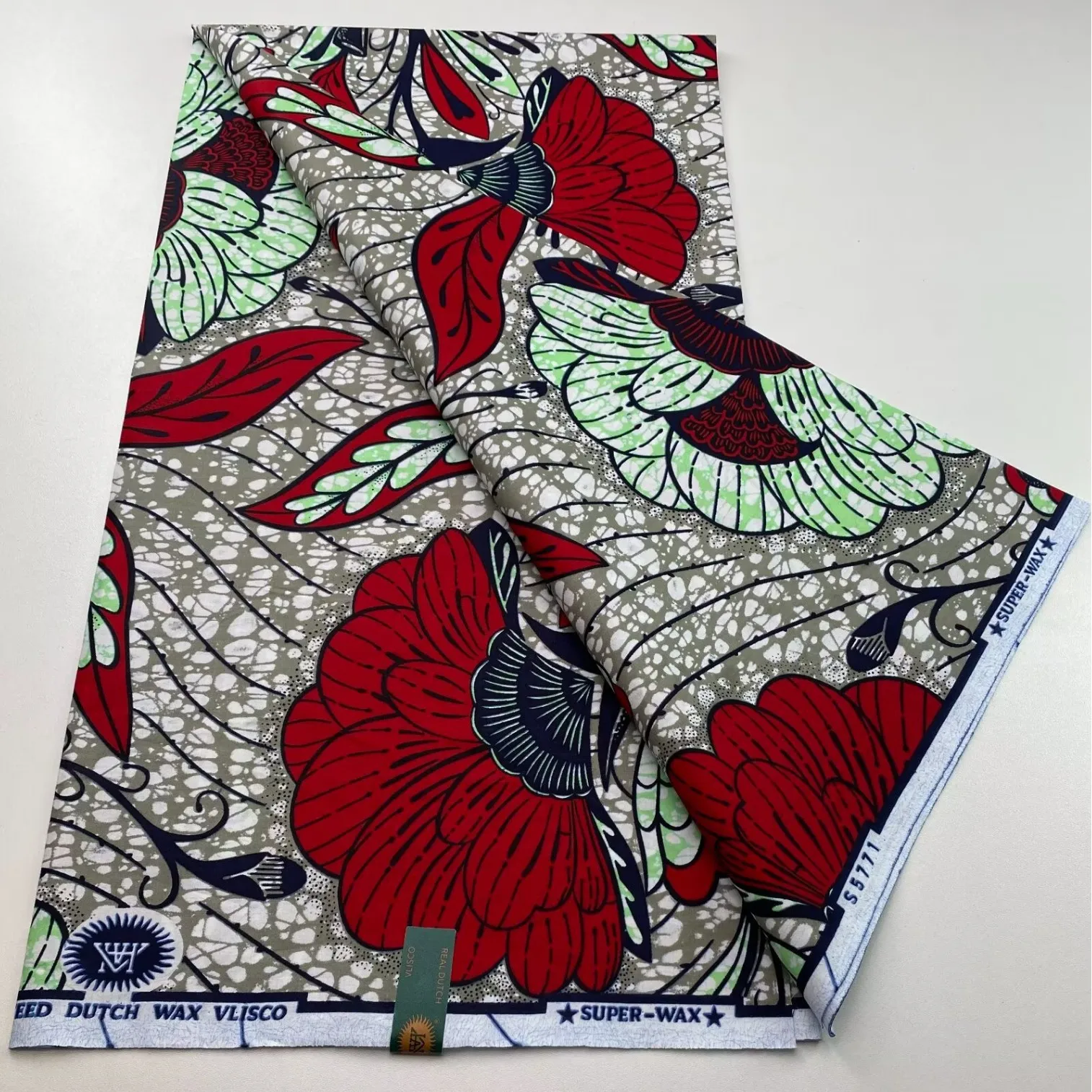 Оптовая цена, гарантированная африканская супервосковая настоящая ткань - Фотография_2