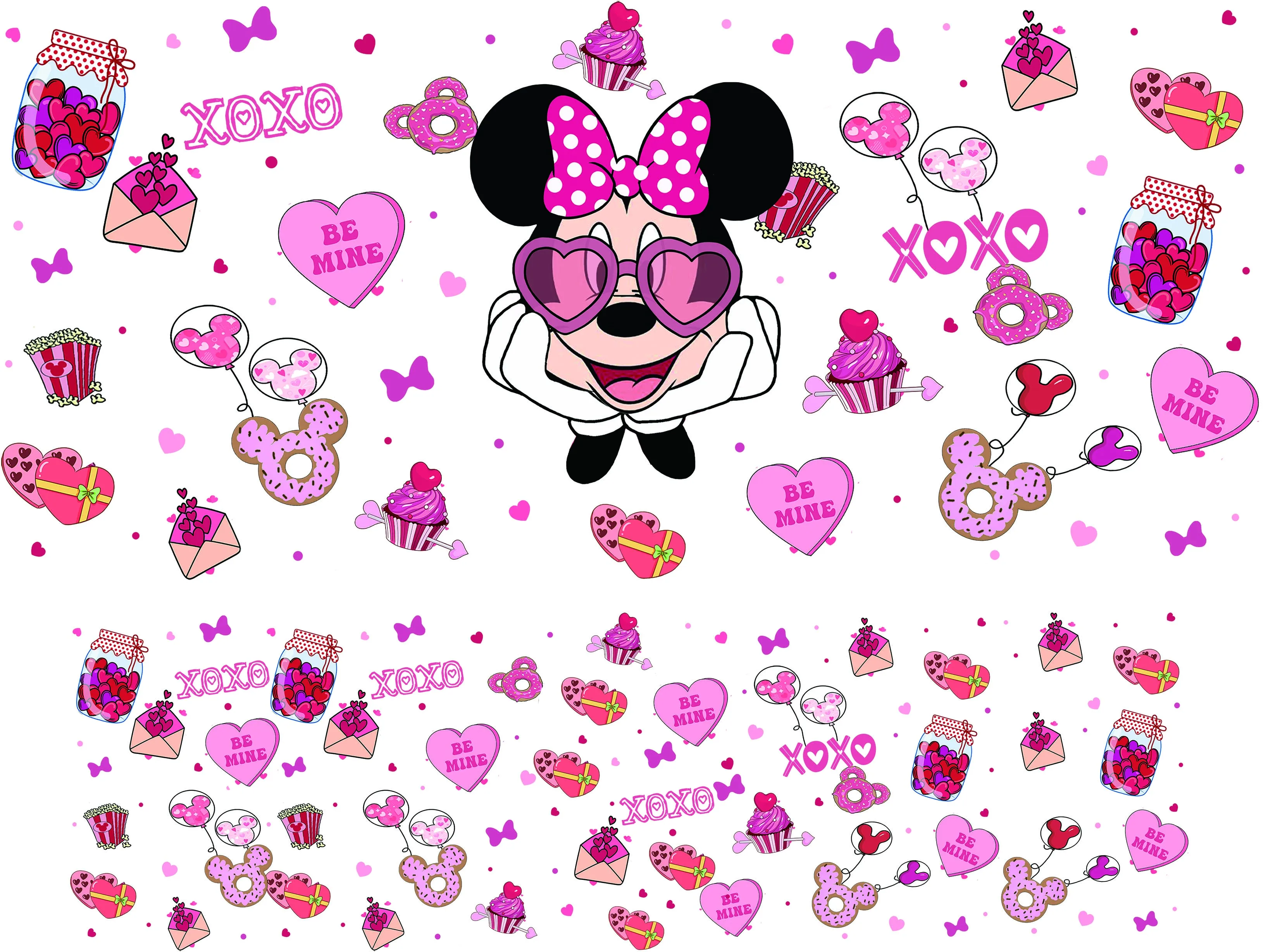 Disney uv dtf cup wrap transfer stickers для 40 унций sanley - Фотография_6