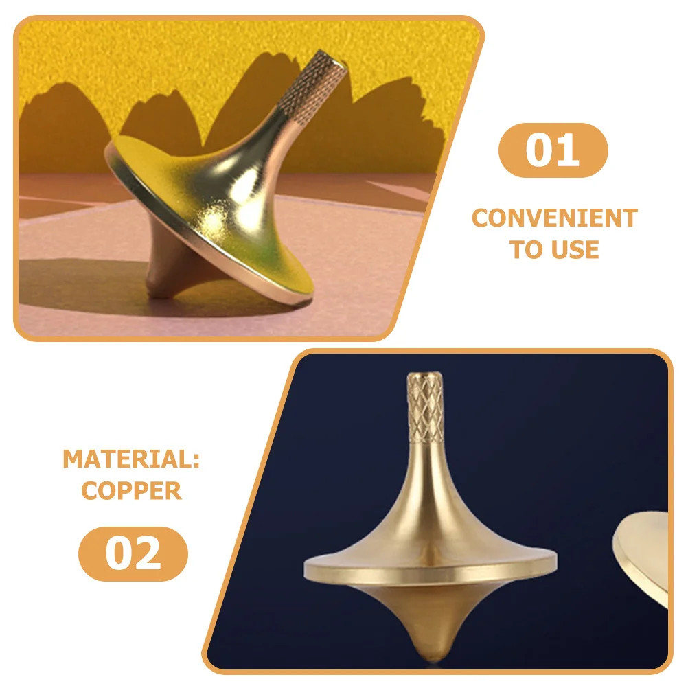 Медный гироскоп, желтый латунный - Фотография_5