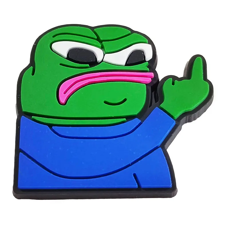 Сумная лягушка, подвески для обуви - Фотография_4