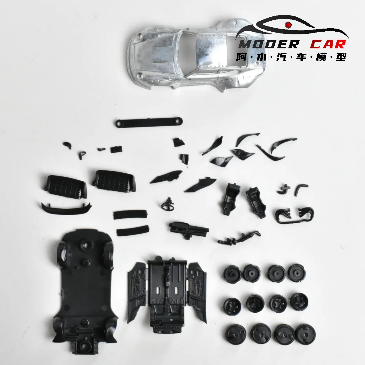 Сборный диск 1:64 игрушечная модель автомобиля rwb 933 - Фотография_4