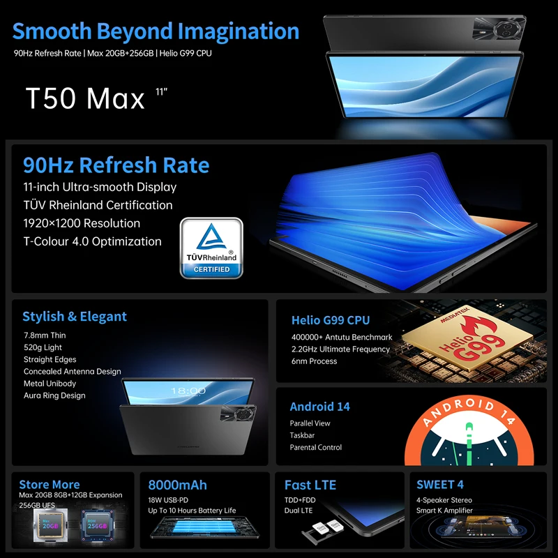 【мировая премьера】планшет teclast t50 max - Фотография_2