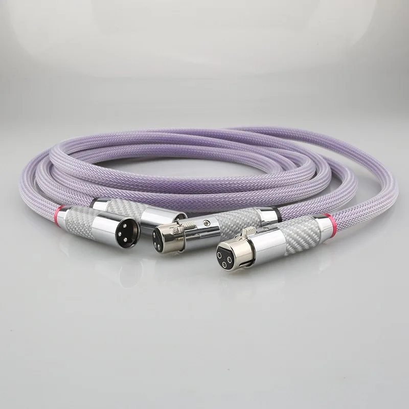 1 пара аудиофильских 4n ofc микрофонных кабелей hifi из чистой меди - Фотография_6