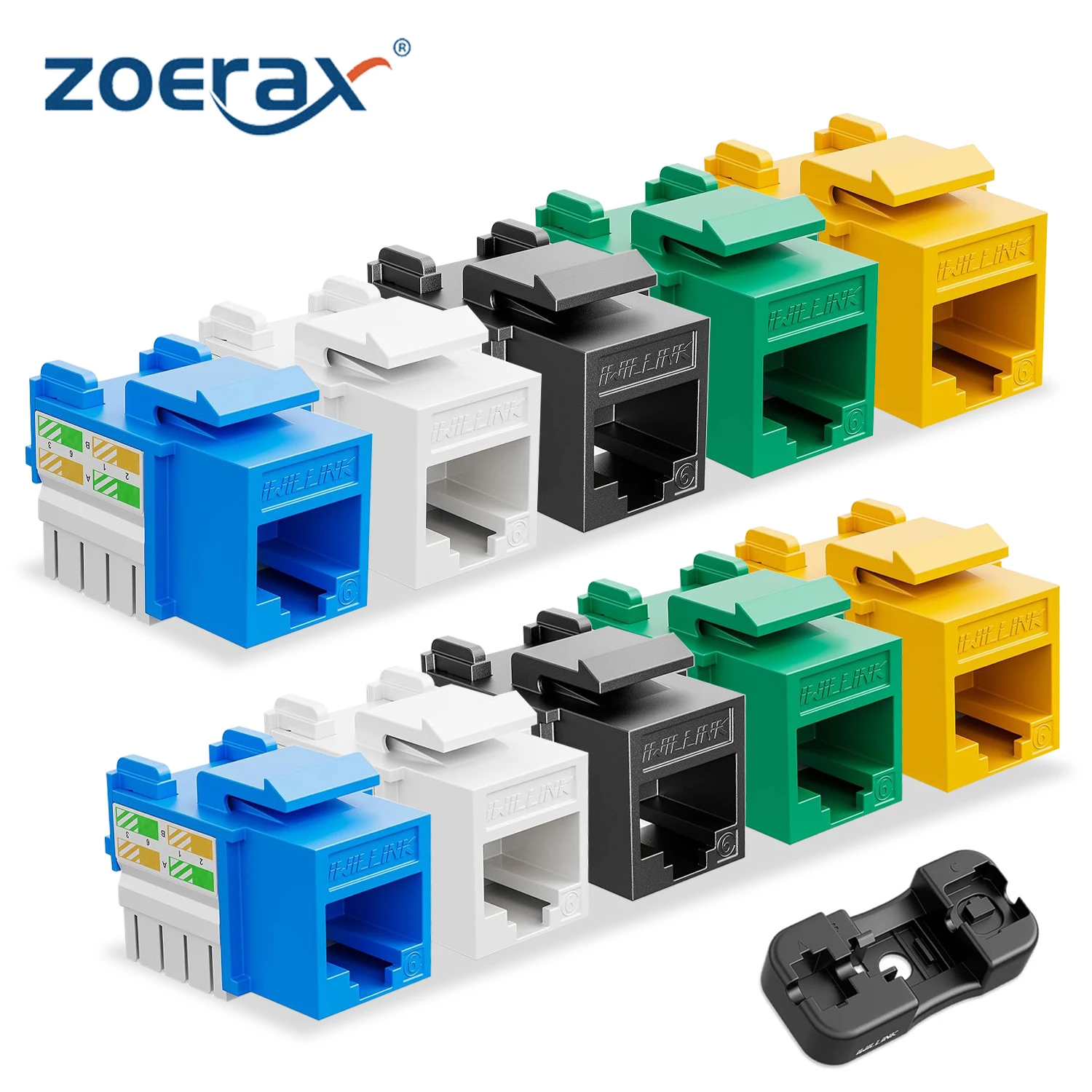 В упаковке, джек keystone jack rj45 zoerax