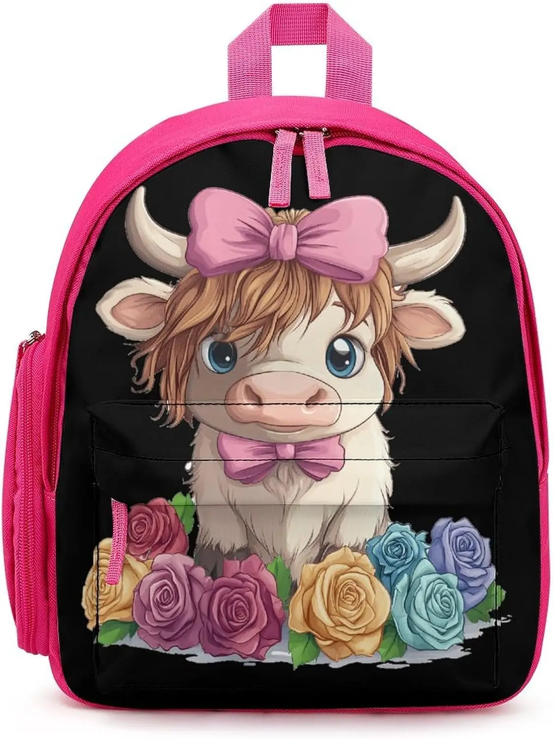 Рюкзак для ноутбука highland cow rose