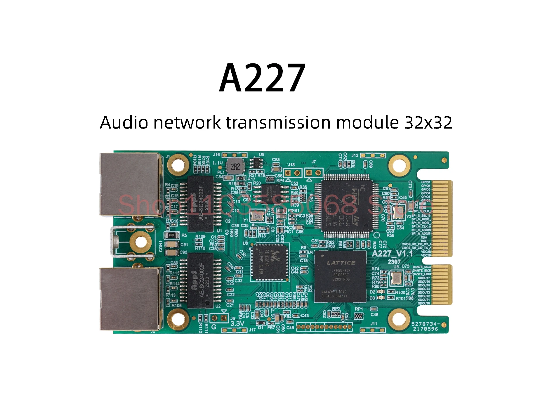 Аудио сетевой модуль передачи aes67