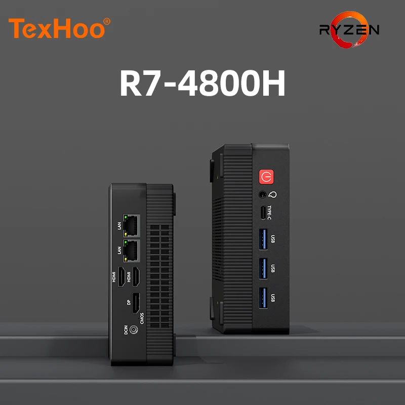 Texhoo mini pc amd r7 4800h r3