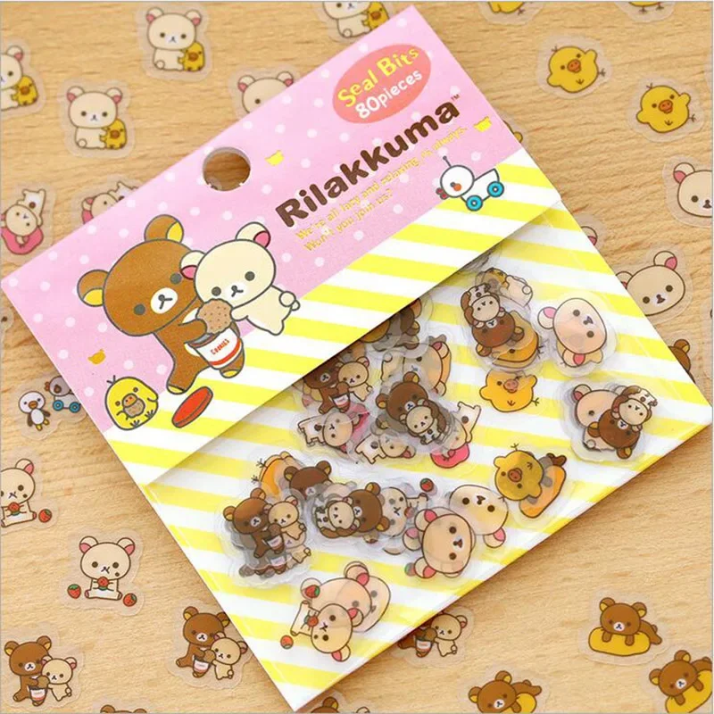 Милая мини-бумажная наклейка rilakkuma - Фотография_5