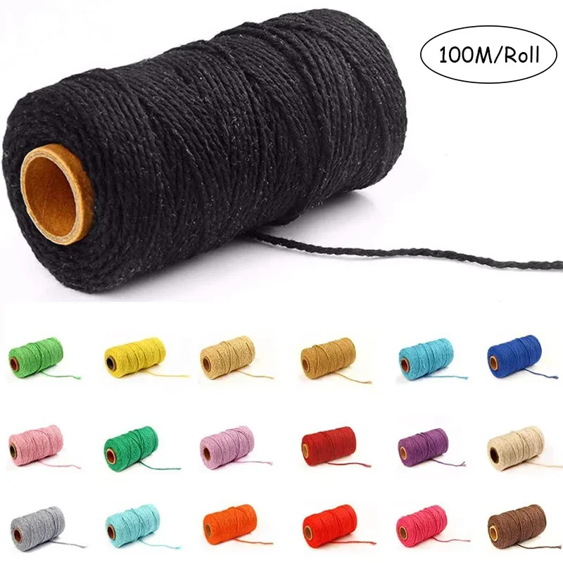 100% хлопковая веревка для мак