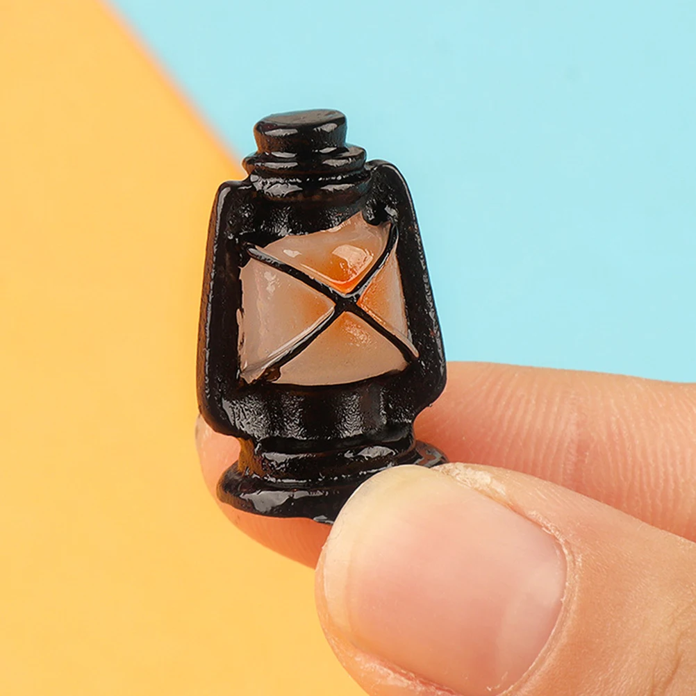 Миниатюрный фонарь из смолы в винтажном стиле - Фотография_5