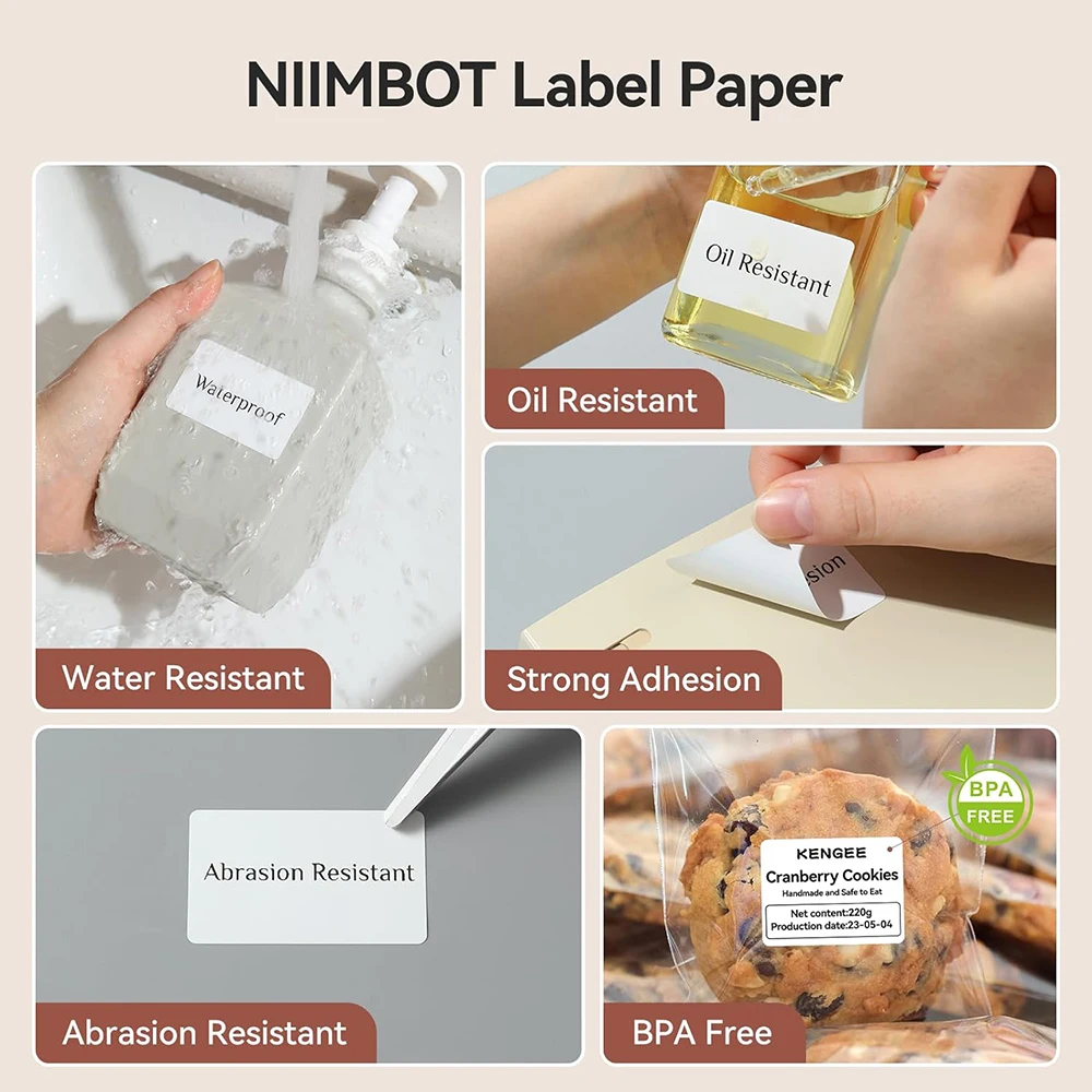 Самоклеящаяся бумага для принтера niimbot b1/b21/b3s/b31 - Фотография_3