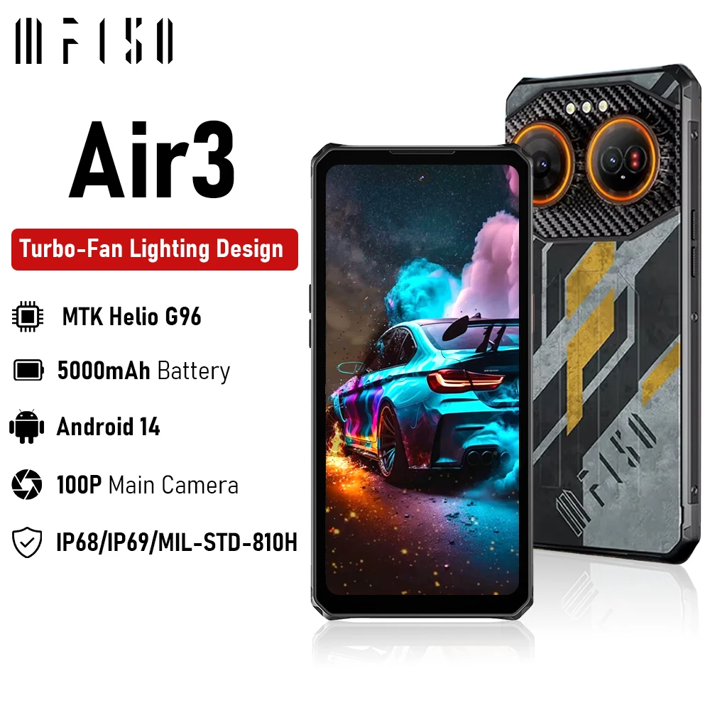 Защищённый телефон iiif150 air3 с экраном 6