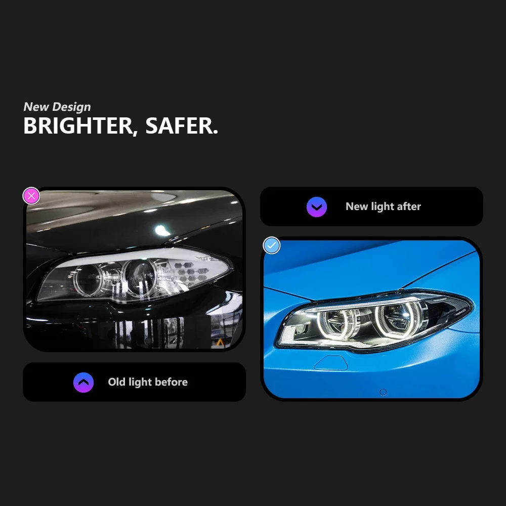 Подходит для обновления фар bmw 5 серии f10 2011-2017 - Фотография_3
