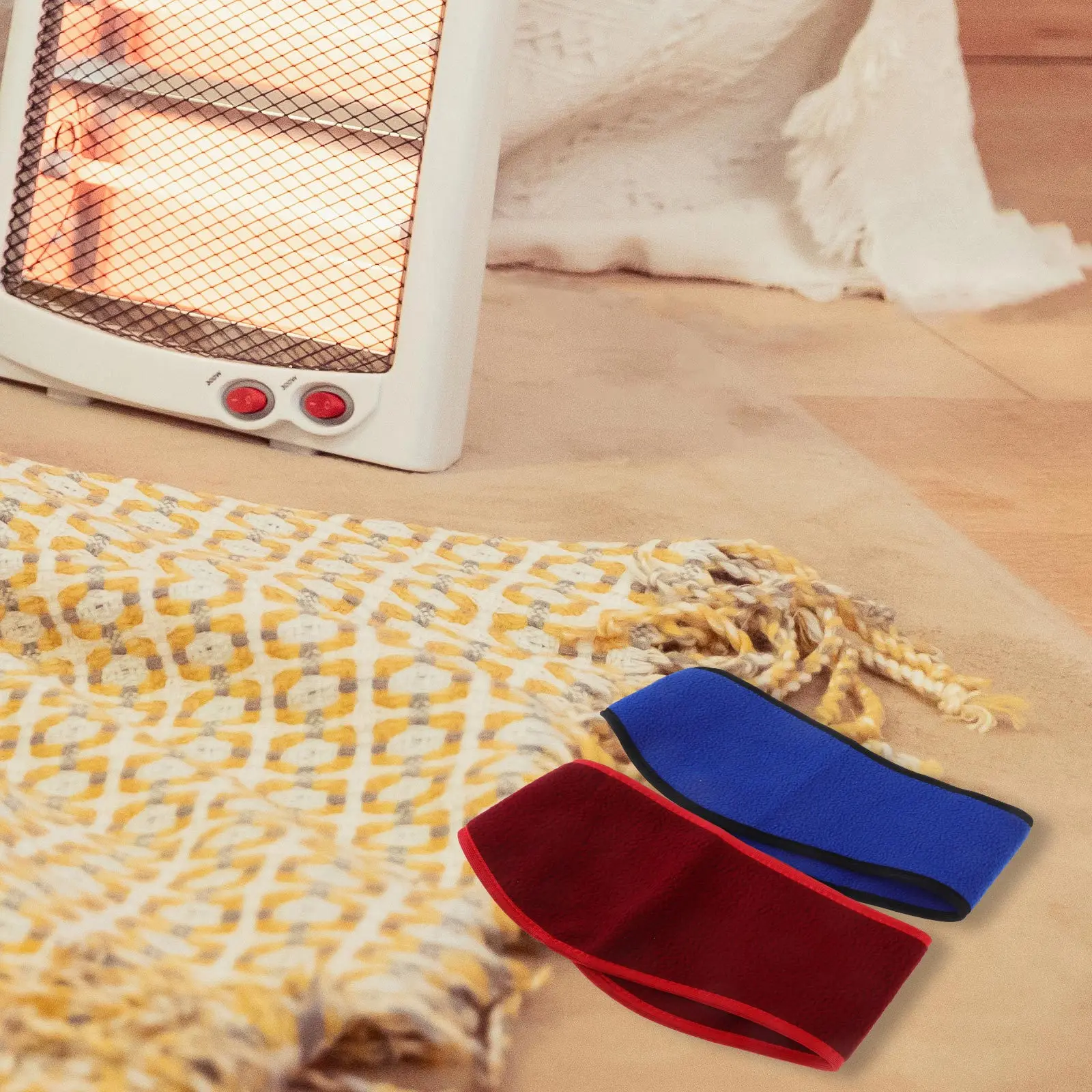 Полярные флисовые теплые повязки на голову - Фотография_4