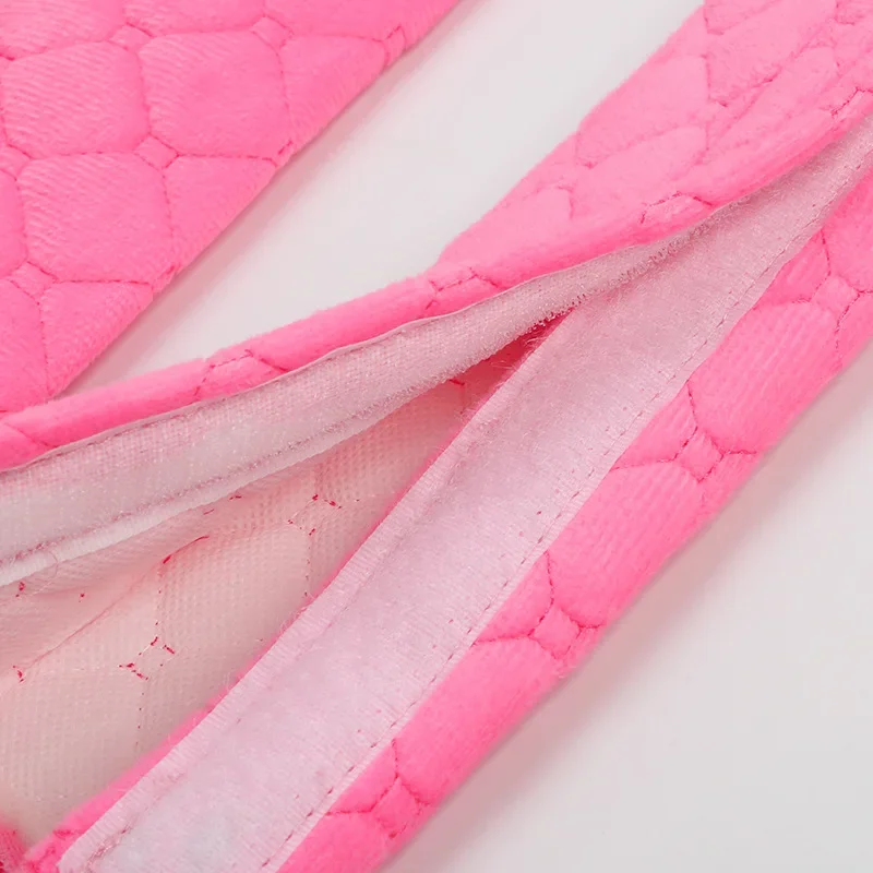 Универсальный регулируемый плюшевый автомобильный ремень безопасности - Фотография_5