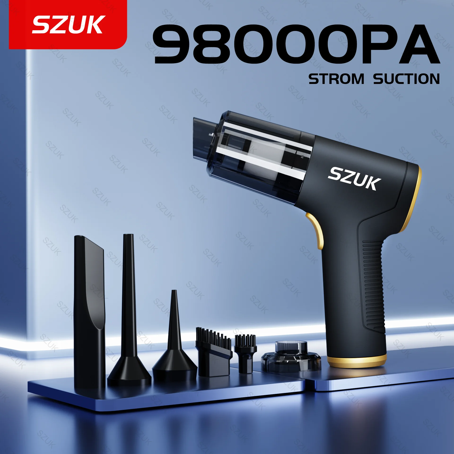 Szuk 98000pa автомобильный пылесос