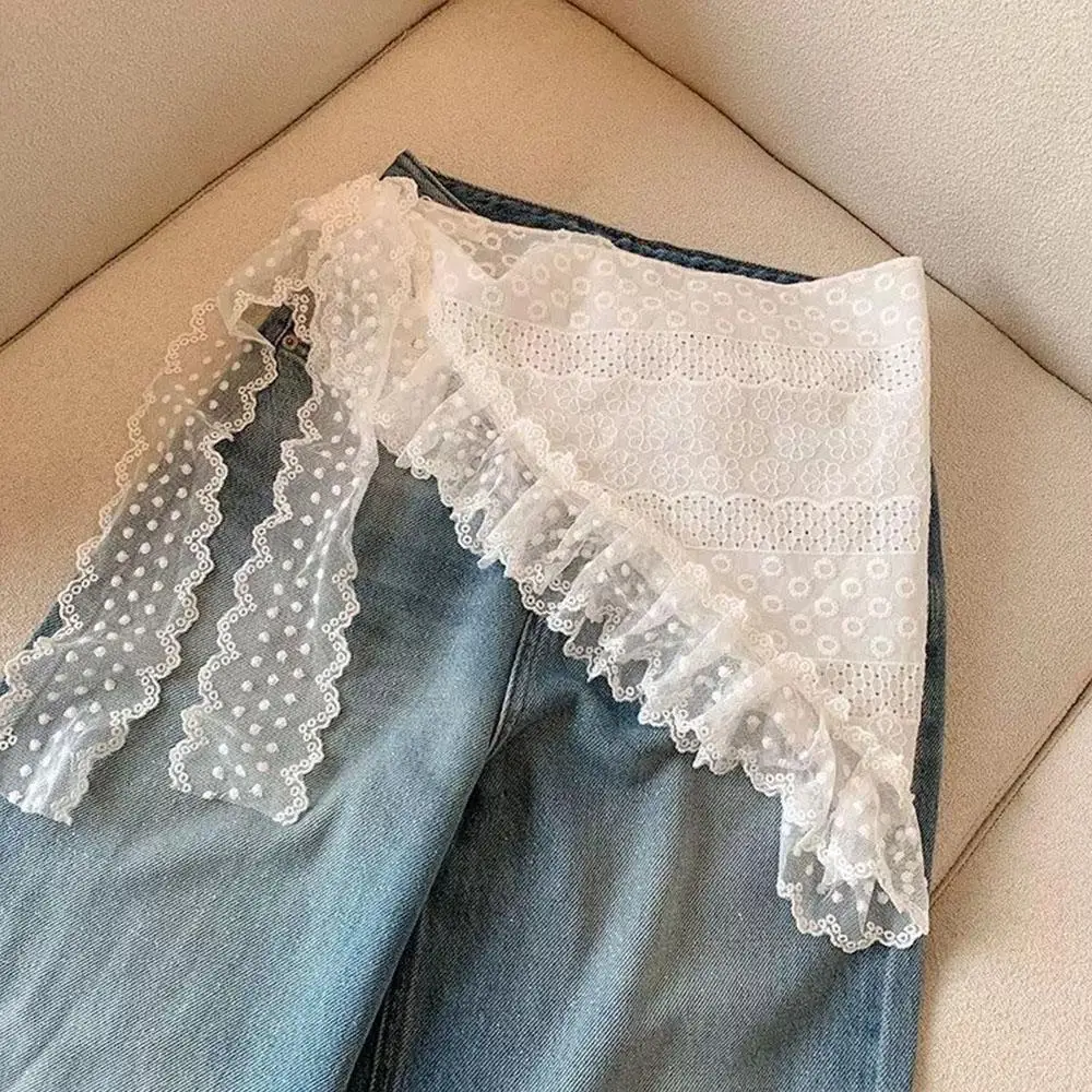 Кружевные мини-юбки женские элегантные - Фотография_5