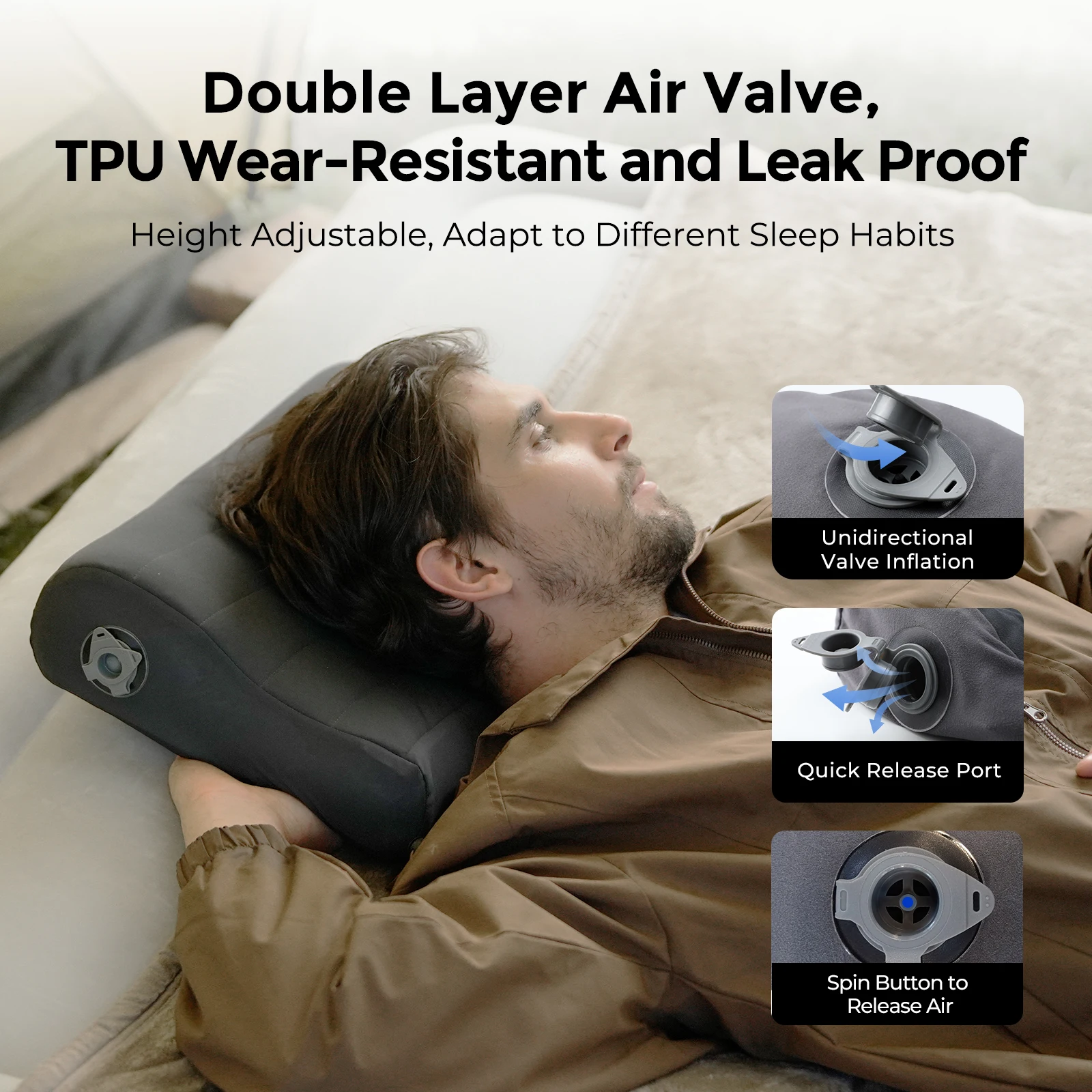 Flextail zero pillow se — надувная подушка для кемпинга - Фотография_4